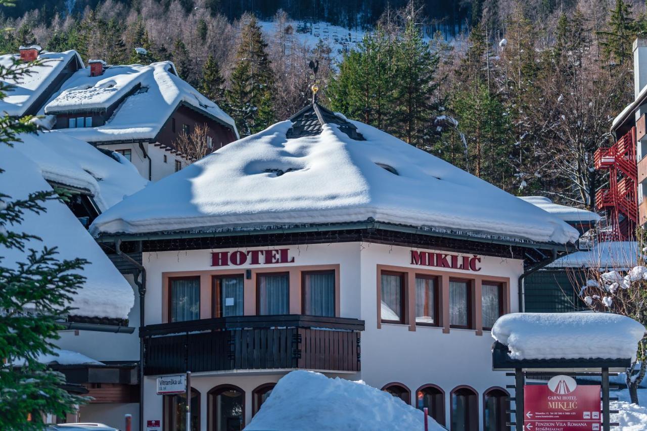Garni Hotel Miklic Kranjska Gora Exteriör bild
